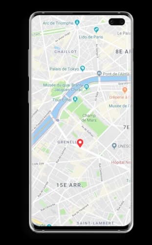 Localisation mobile sur carte